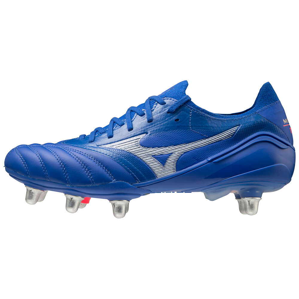 Botas de Futbol Mizuno Morelia Neo 3 beta Elite SI Hombre Azules/Blancas España YFRT-40218